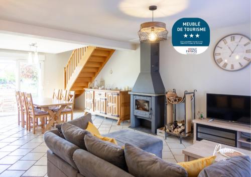 La Sandillonnaise - Maison Classée 3 étoiles - 5 chambres à seulement 15 minutes d'Orléans et 20 mn de la Ferté St Aubin et de Châteauneuf sur Loire gîte à louer Le Bruel