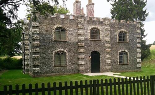 Viesnīcas āriene, Flint Cottage at Broome Park Hotel in Barham