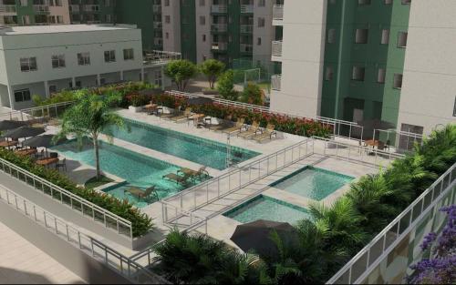 Centro do Rio - 2Q suíte, varandas e lazer completo – khách sạn tại Santo Cristo