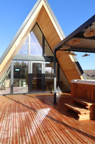 Cabane A-Frame insolite avec Spa Privatif – khách sạn tại Villeneuve-les-Corbières