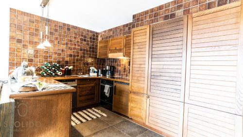 廚房, Apartments Riederhof, Riederalp in 里德拉爾普