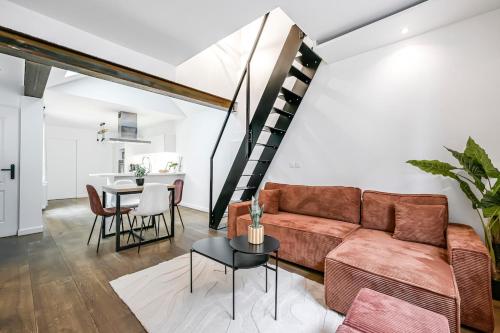 共用Lounge/電視區, Le Gutenberg - 2 bedroom house - Close to Paris & CDG in 維勒班