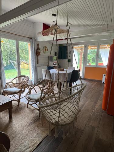 chalet atypique, Ile chambod in Challes-la-Montagne