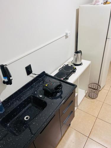 virtuve, Studio Palm Garden em Nova Andradina in Nova Andradina