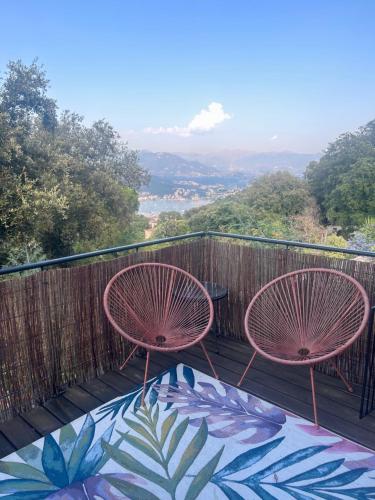 Villa avec piscine et vue sur la baie d'Ajaccio