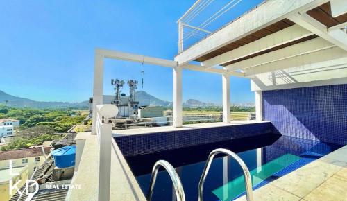 Suite top com varanda e vista exclusiva in Gavea