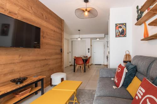 Shared lounge/TV area, Les Ecrins de Kayla -Piscine - Sauna in Les Houches