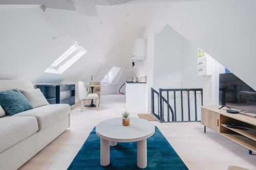 Le Bleu Urbain Logement Chic en Centre-Ville