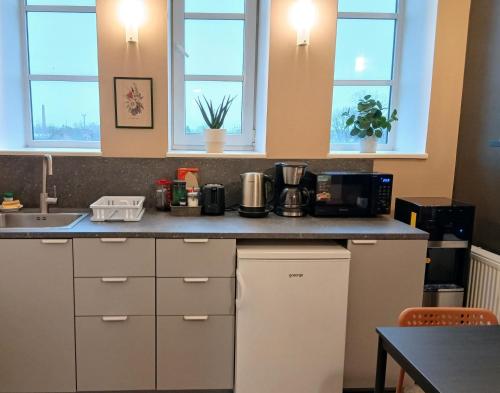 Kitchen, Aiakeskuse hostel in Rakvere