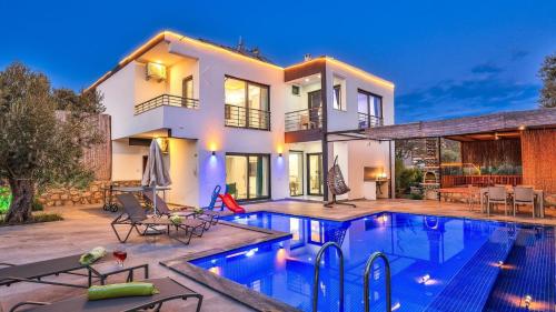 Patara 3 bedroom secluded villa with private pool hot tub – khách sạn tại Patara