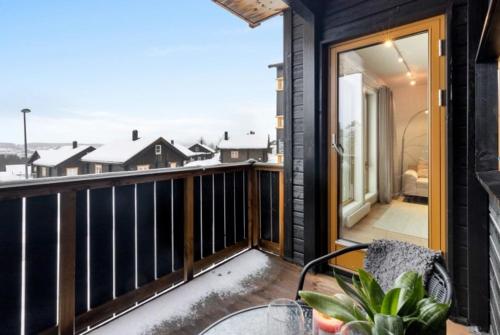 Ski in-out, cosy apartment in Funkelia Kongsberg in Конгсберг