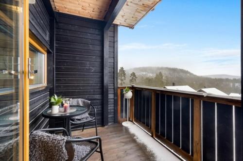 Ski in-out, cosy apartment in Funkelia Kongsberg in Конгсберг