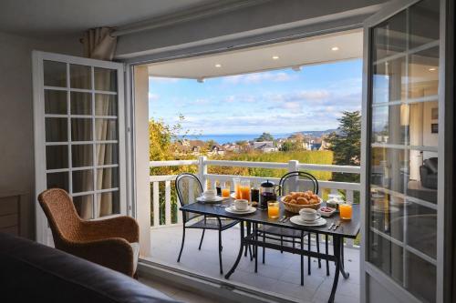 Le Jardin Fleuri, Superbe F3, Terrasse vue mer, Piscine et Tennis - Location saisonnière - Villers-sur-Mer