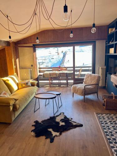 Megève 105 m2 ensoleillé rénové au pied des pistes