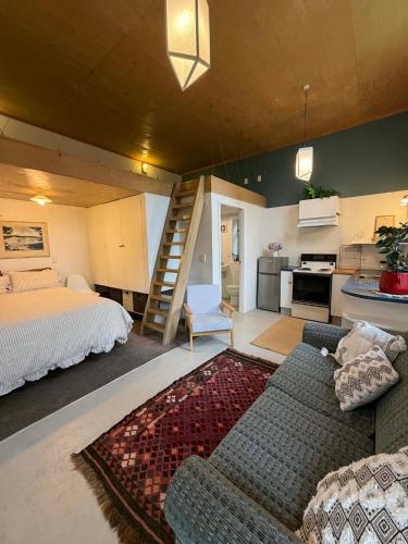 Self-contained studio by the beach