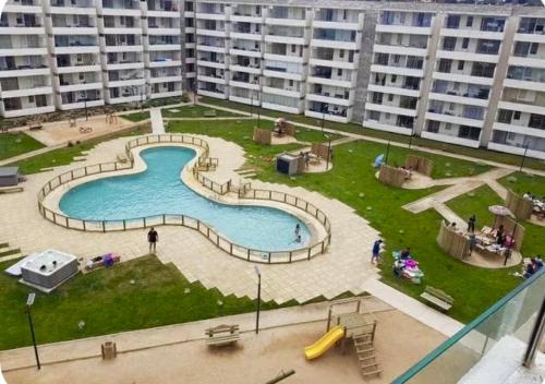 . Departamento para 6 personas Playa Los Molles