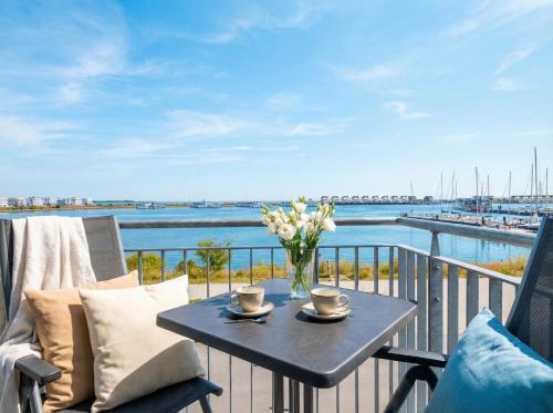 Santiano Flat- Balkon, Blick auf den Hafen in 奧賓尼特茲