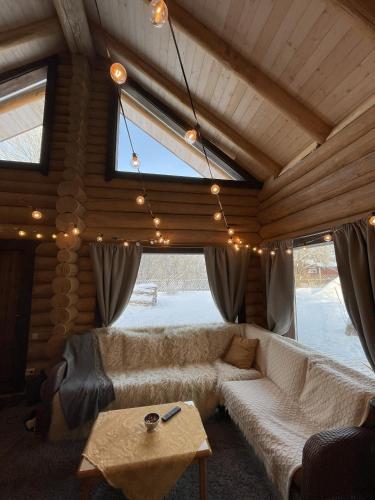 Guestroom, Nordic Log-House with Sauna in Valga
