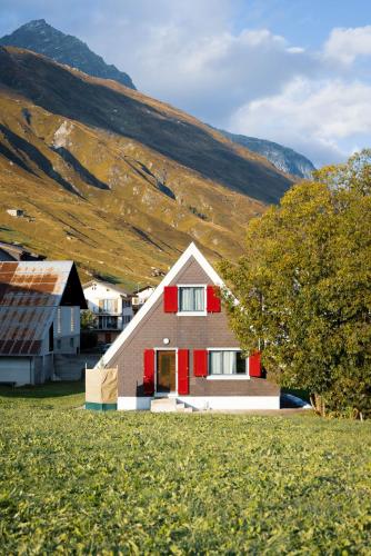 Viesnīcas āriene, Boutique Ferienhaus mit Sauna - TheHerbertRealp in Realp