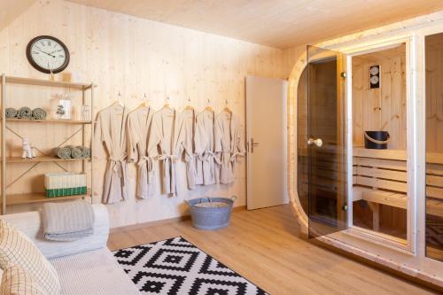 Sauna, Boutique Ferienhaus mit Sauna - TheHerbertRealp in Realp