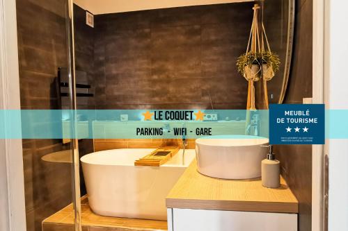 LE COQUET - Gare - Hyper centre - Parking - Wifi