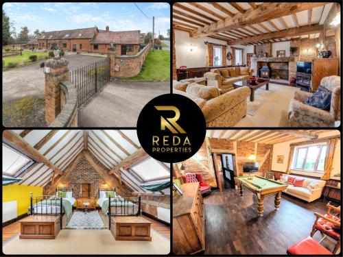 Pritams Gate 7 Bed 4 Bath Barn Conversion with Games Room Dog friendly Near the NEC & BHX – khách sạn tại Sutton Coldfield
