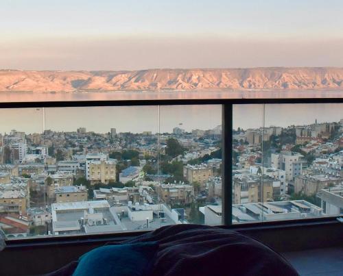 Sea of Galilee Tiberius apartment with panoramic sea view in Tiberias