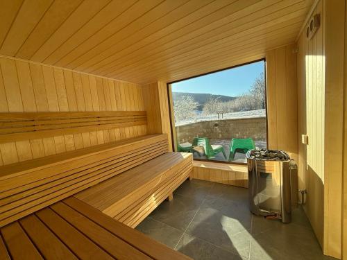 Sauna, Chata Ramzovské sedlo & Wellness (Chata Ramzovske sedlo & Wellness) in Ostruzna