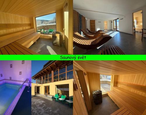 Sauna, Chata Ramzovské sedlo & Wellness (Chata Ramzovske sedlo & Wellness) in Ostruzna