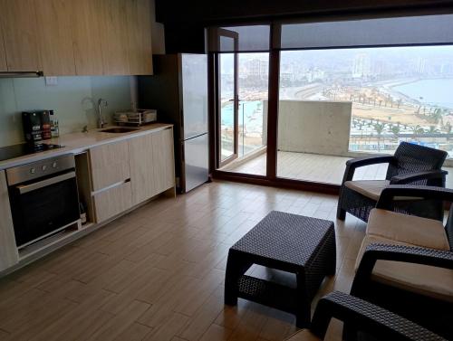 Loft with a spectacular view of the bay