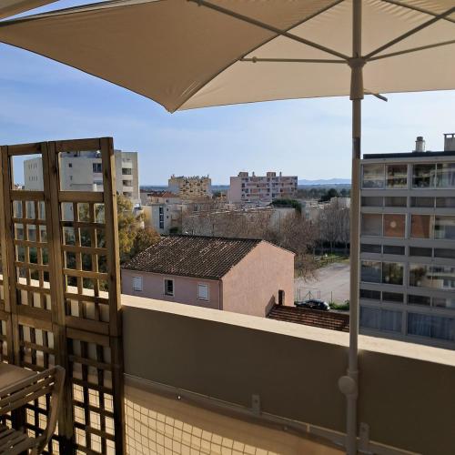 Beautiful air-conditioned apartment with balcony