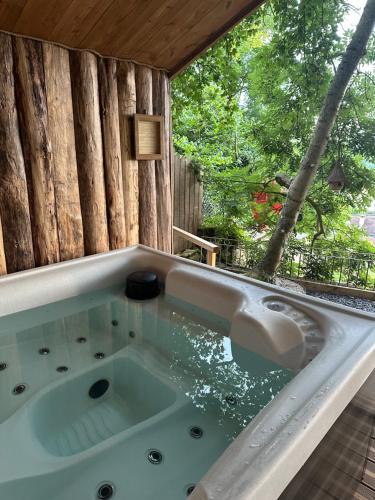 Spa, Coeur de Lodge spa privatif in Saint-Vaast-les-Mello