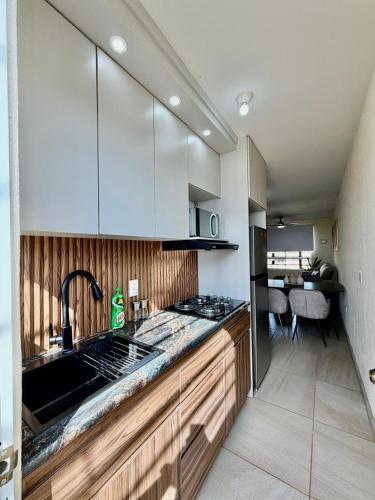 FM Deluxe Apartment Private Condo near Airport in La Alameda