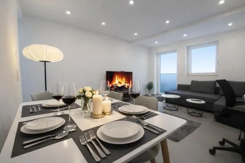 STN Apartment Suite - Ferienwohnung mit 2 Schlafzimmer & Parkplatz, Highspeed WLAN, Fußbodenheizung & Netflix Premium, Zentral zu Audi & Schwarz Gruppe in Bad Friedrichshall, Deutschland