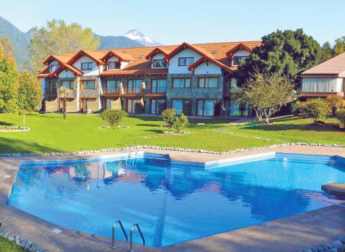入口, 普孔綠色公園酒店 (Hotel Pucon Green Park) in 坎德拉里亞