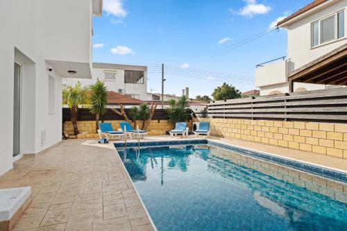 Peldbaseins, Villa St George - 3 Bed Villa with Private Pool in Xylophaghou