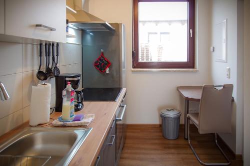 virtuve, Ferienwohnungen Alte Molkerei in Rochau