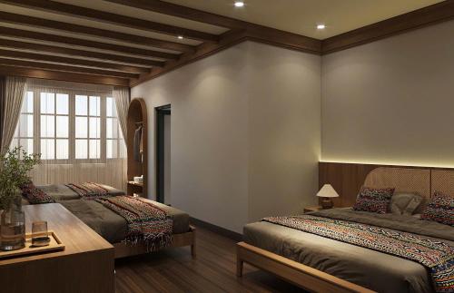 3 queen beds