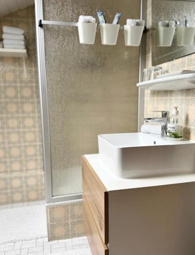 淋浴設備, Refugium by Zirwick Apartment in 魏爾哈默