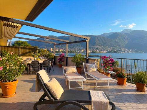 Tesis özellikleri, Lakefront Penthouse Terrace - Sunset & Panorama in Paratico