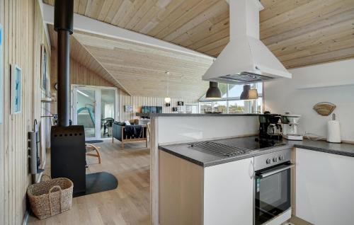 Kitchen, 6 Bedroom Amazing Home In Idestrup in Idestrup