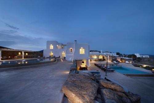 Mykonos Seaview Villa Alea – khách sạn tại Tourlos