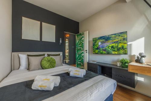 Emihouse Riverside Two-Bedroom Apartments - Free Parking, City Center - Rzeszow