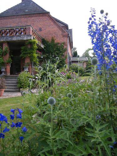 Viesnīcas āriene, Gutshaus Damelow tussen Schwerin en Wismar in Bibow