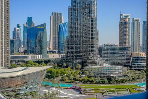 Full Burj Khalifa View | High-End 3BR plus Maids
