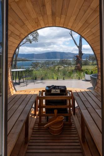 Sauna, Bruny Island luxe retreat - Sauna, outdoor bath, sunsets and breathtaking ocean views! in North Bruny