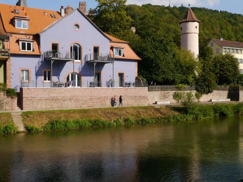 Tauberterrasse in Wertheim, Deutschland