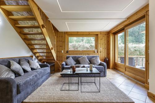 Arve - Chalet 4CH Jardin Nature Vues BBQ Poele