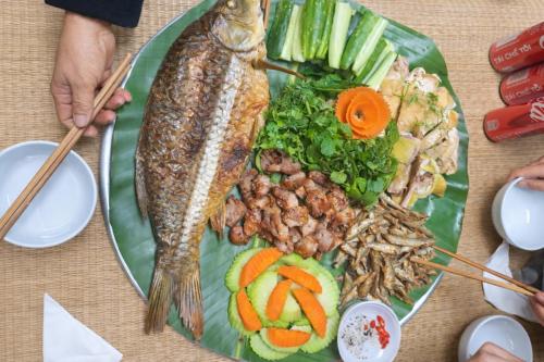 餐飲選擇, Dán Huyền Homestay in 和平