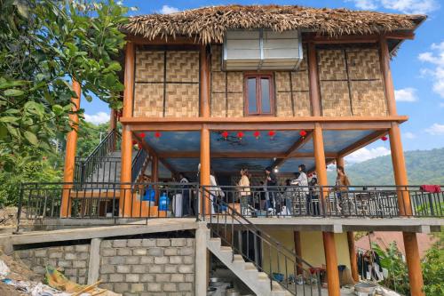 外部景觀, Dán Huyền Homestay in 和平